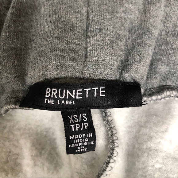 🔥SOLD🔥NWT Brunette The Label (Brunette) Gray Jogger pant - Picture 6 of 9